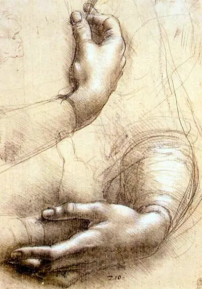 Studien weiblicher Hände Leonardo da Vinci